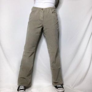 Flared light brown corduroy pants bootcut